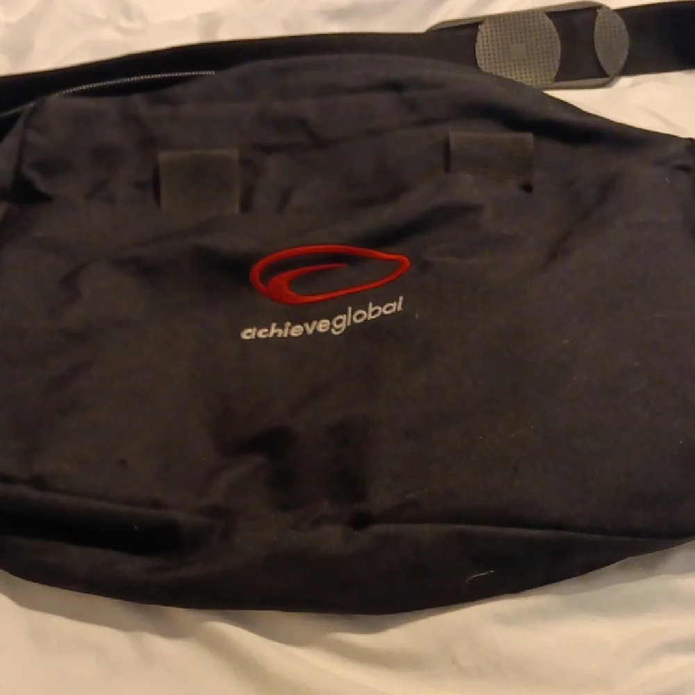 Nike Black and White Messenger Bag